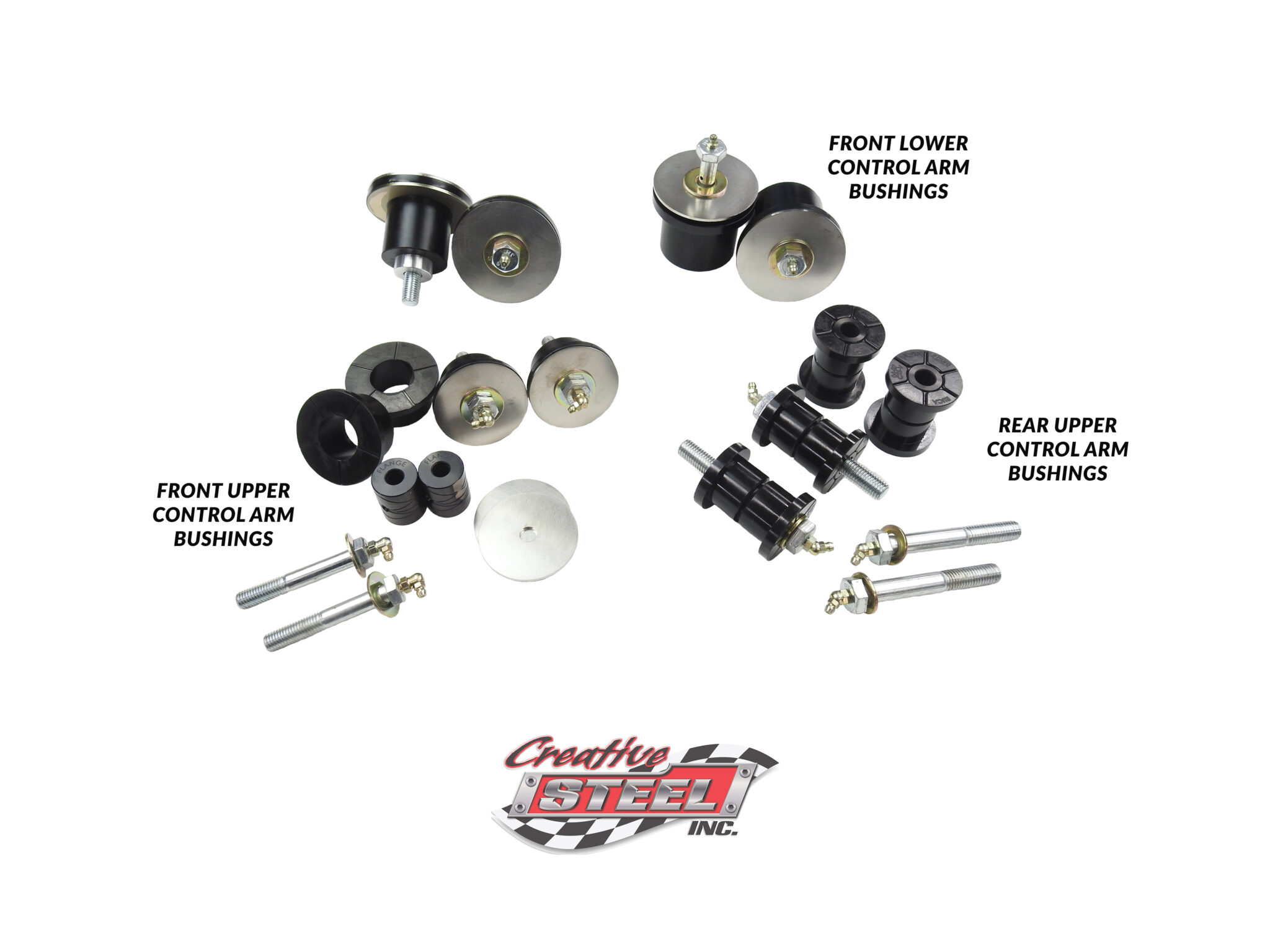 0307 CTS Greaseable Control Arm Bushings Creative Steel