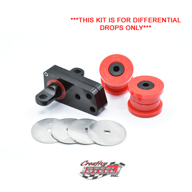 Creative Steel Jeep Axle Drop in Red 2