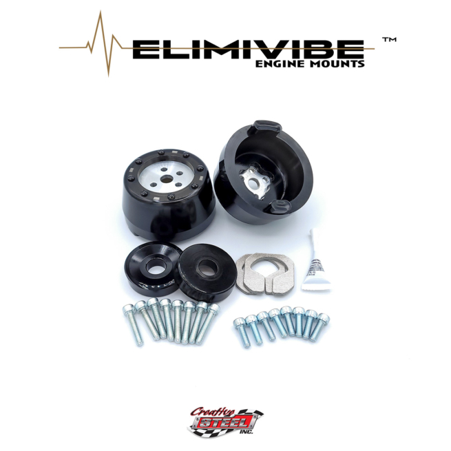 Elimivibe polyurethane engine mount rebuild kit with bumpers