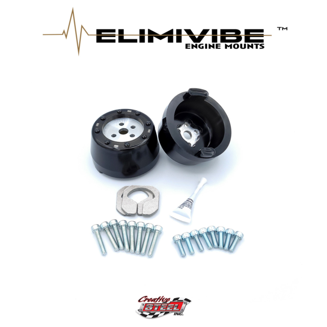 Elimivibe polyurethane motor mount rebuild kit without bumpers